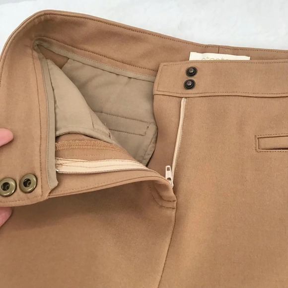 Etcetera Ponte Riding Equestrian Leggings Dressage Tan Size 2 - Picture 7 of 10